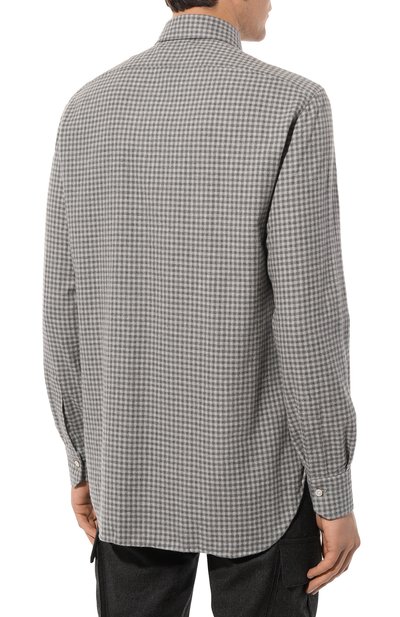 Хлопковая рубашка KITON, арт. UCIH0864302, фото 4