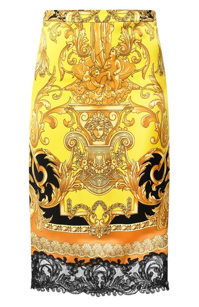 Женская шелковая юбка VERSACE, арт. A84586/A232054
