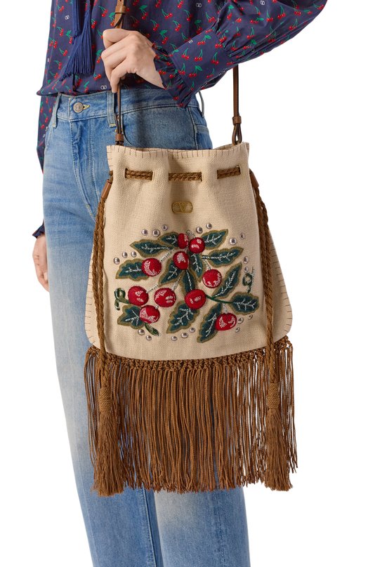 Сумка Valentino 7W2B0R66/VUU Бежевый  7W2B0R66/VUU Фото 2