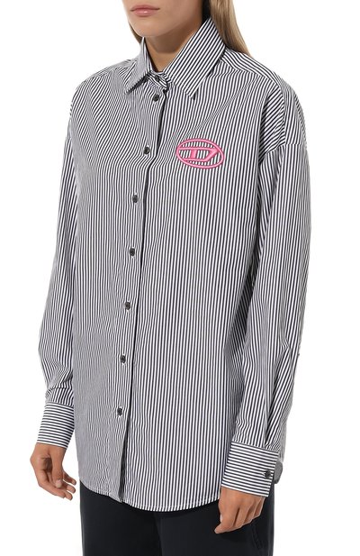 Хлопковая рубашка DIESEL, арт. A11507/0DNAN, фото 3