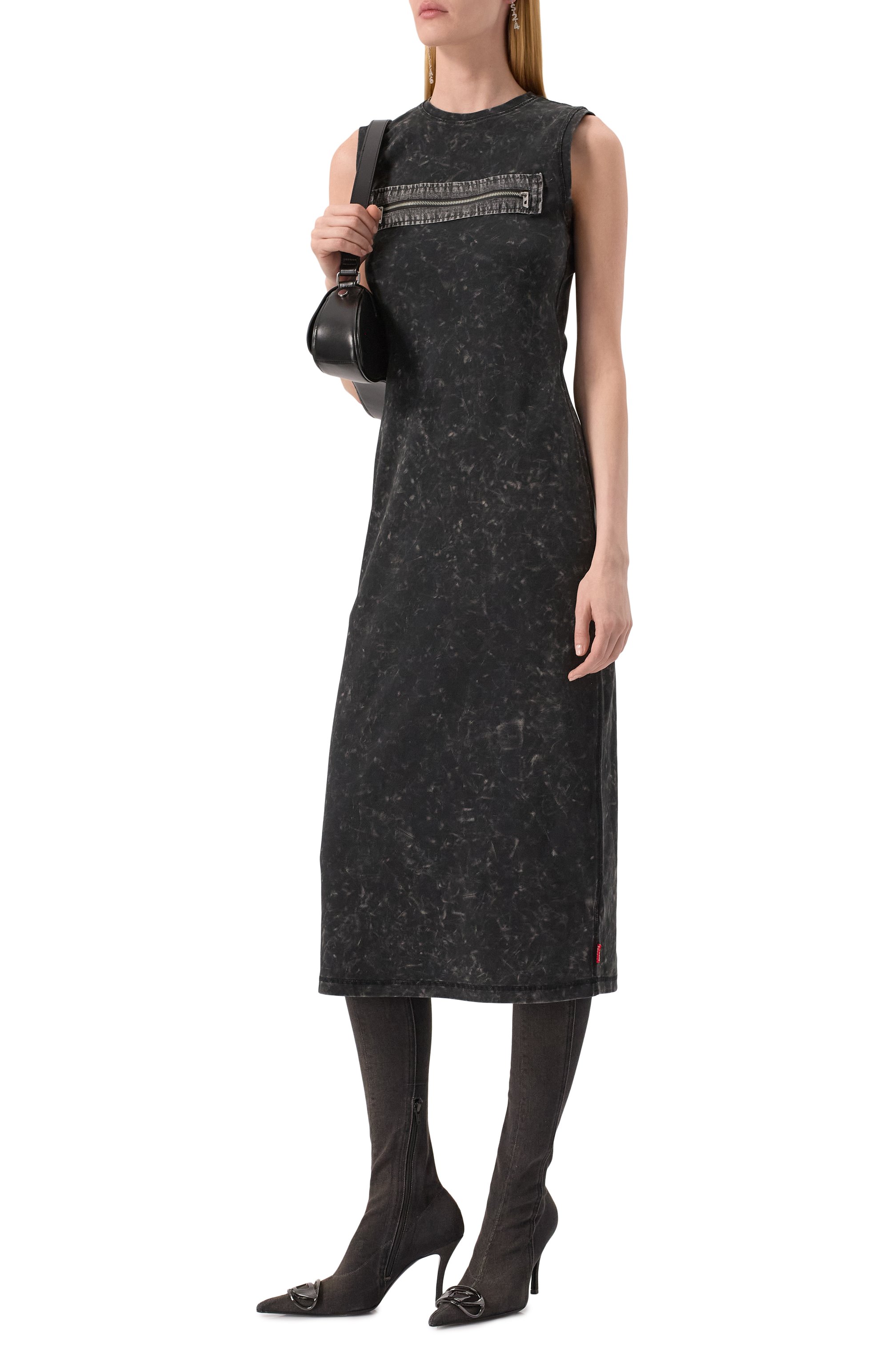 Хлопковое платье DIESEL, арт. A17646/0AKBU, фото 2