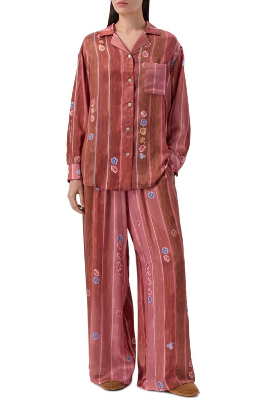 Хлопковая пижама Any Wowzers WKND02-FLCHOC Разноцветный  WKND02-FLCHOC Фото 2