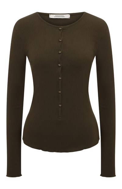 Женский хлопковый пуловер DOROTHEE SCHUMACHER, арт. 823202/S0FT RIB 0-NECK