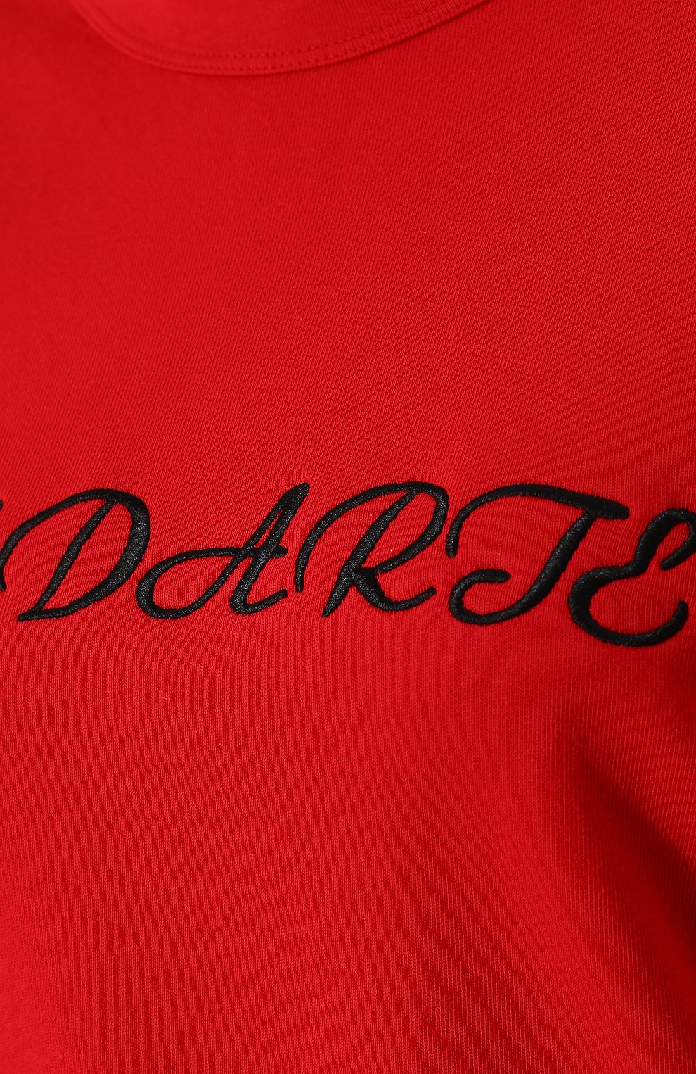 Укороченный свитшот свободного кроя с круглым вырезом RODARTE, арт. E107, фото 5