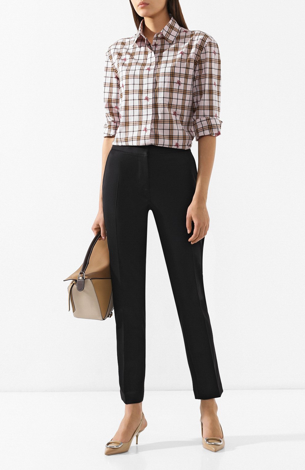 Хлопковая рубашка BURBERRY, арт. 8007640, фото 2