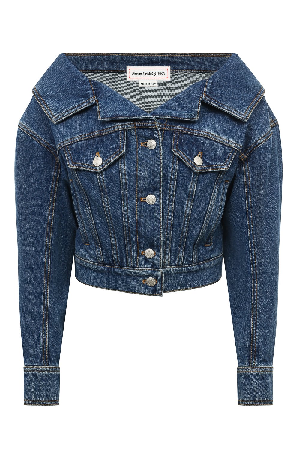 Джинсовая куртка ALEXANDER MCQUEEN, арт. 752781/QMACG, фото 1