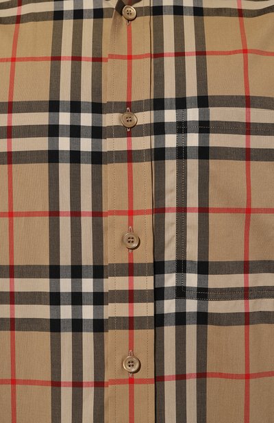 Хлопковая рубашка BURBERRY бежевого цвета по цене 61550 руб., арт. 8079587/146513, фото 5 Хлопковая рубашка BURBERRY, арт. 8079587/146513, фото 5