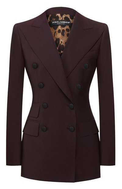 Женский двубортный шерстяной жакет DOLCE & GABBANA, арт. F290IT/FUBBG