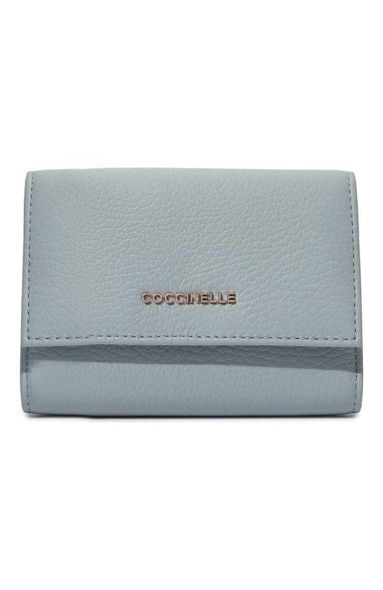 Женские кожаное портмоне COCCINELLE голубого цвета, арт. E2 MW5 11 10 01 | Фото 1 (Нос: Не проставлено; Материал: Натуральная кожа)