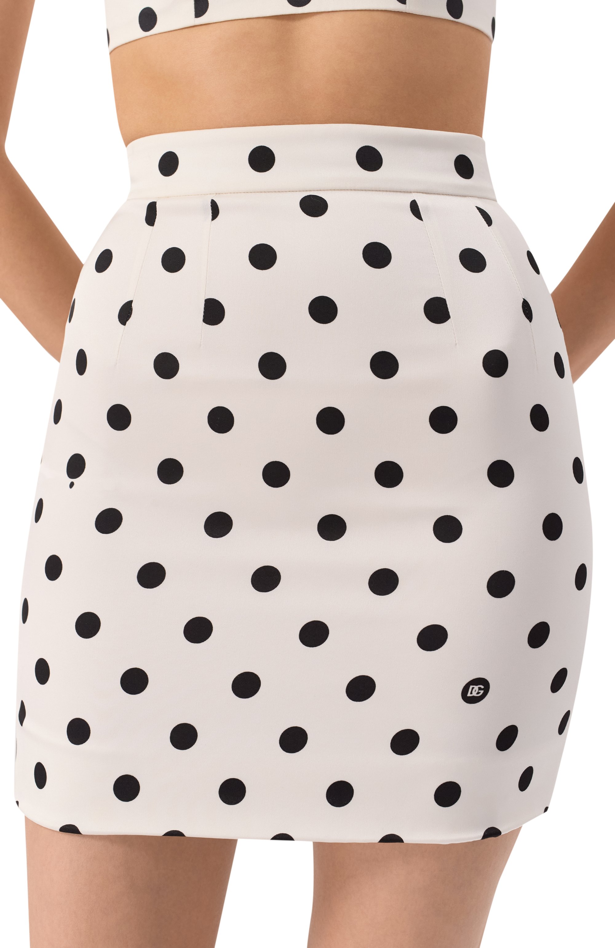 Шелковая юбка DOLCE & GABBANA, арт. F4CWAT/FSA62, фото 5