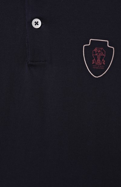 Хлопковое поло BRUNELLO CUCINELLI, арт. B0B13917TA, фото 3