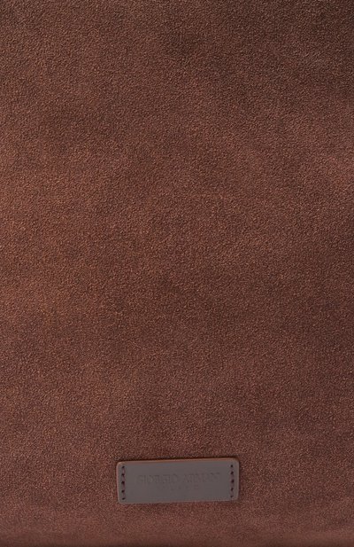 Сумка-тоут GIORGIO ARMANI темно-коричневого цвета по цене 229500 руб., арт. GM000903/AF14375, фото 3 Сумка-тоут GIORGIO ARMANI, арт. GM000903/AF14375, фото 3