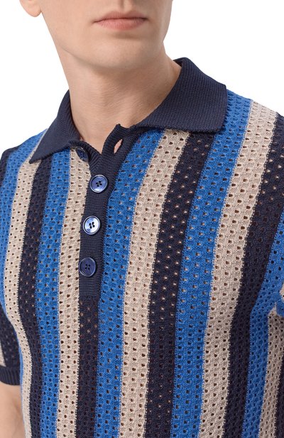 Поло из шелка и хлопка MVST, арт. M26.2PM.K146/Y207 KNIT SETA-C0T0NE, фото 5