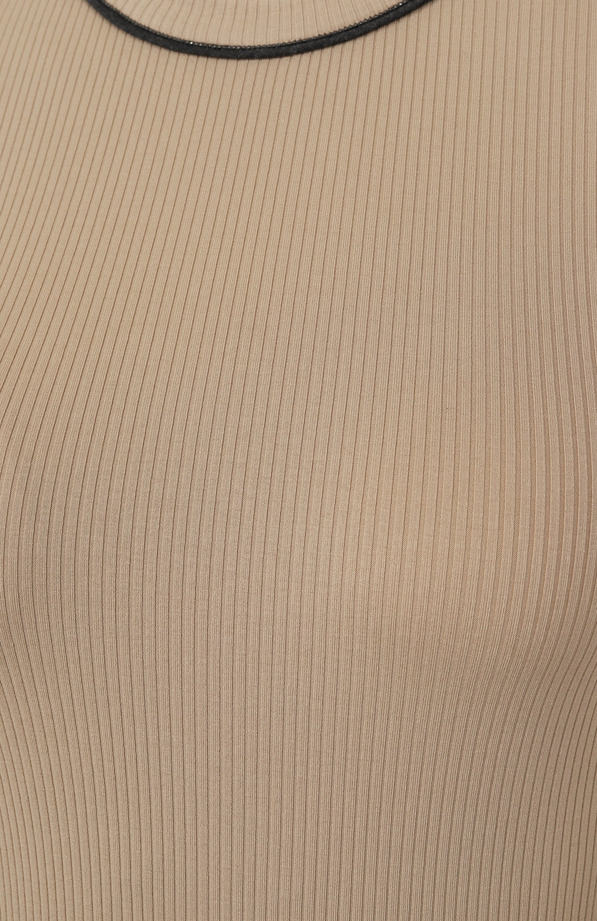 Хлопковый лонгслив BRUNELLO CUCINELLI бежевого цвета по цене 99900 руб., арт. MG902FP300, фото 6 Хлопковый лонгслив BRUNELLO CUCINELLI, арт. MG902FP300, фото 6