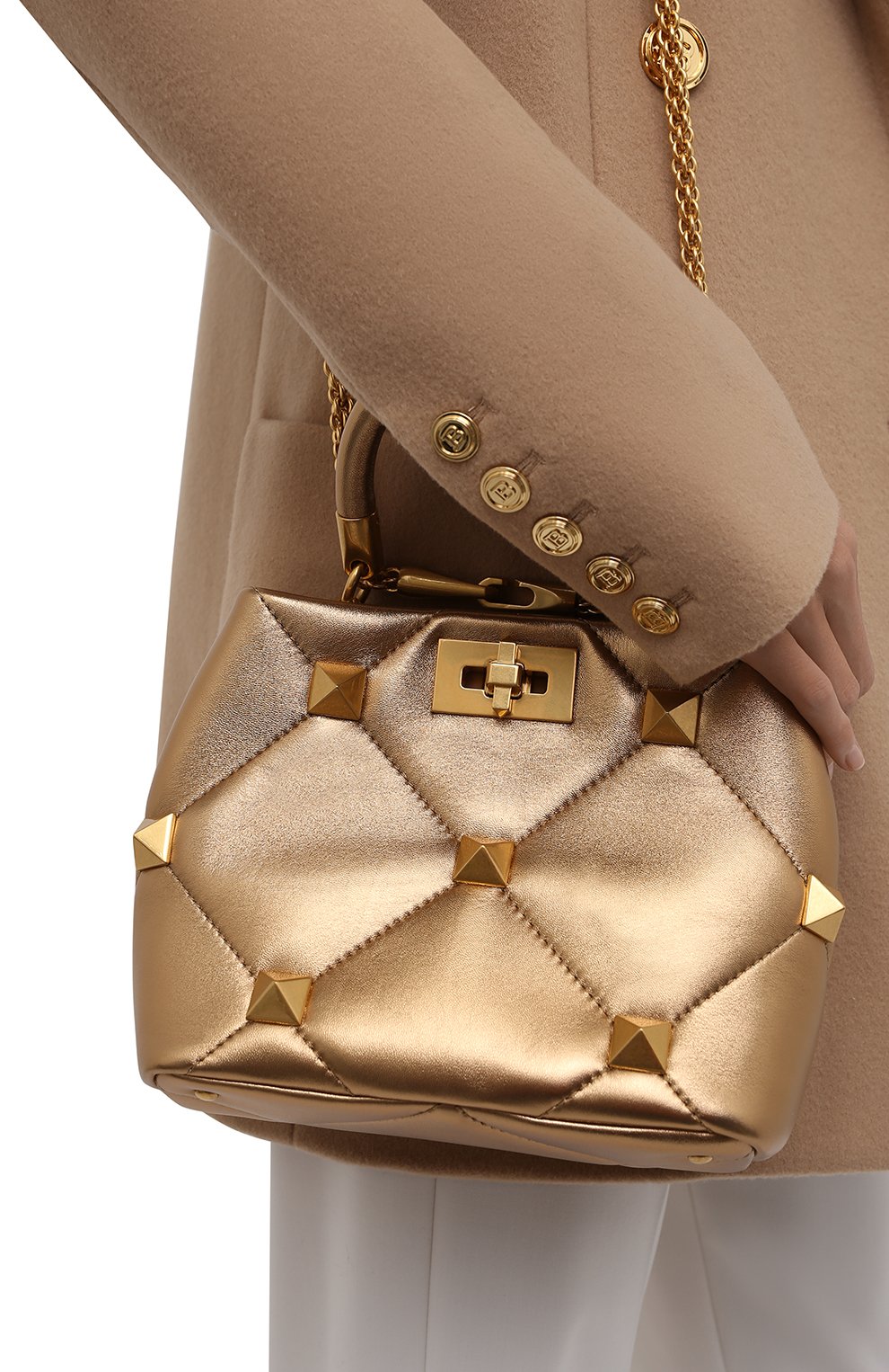 Сумка roman stud small VALENTINO, арт. WW2B0I97/IET, фото 2