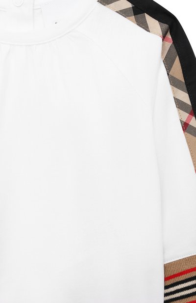Хлопковое боди BURBERRY, арт. 8031800, фото 3
