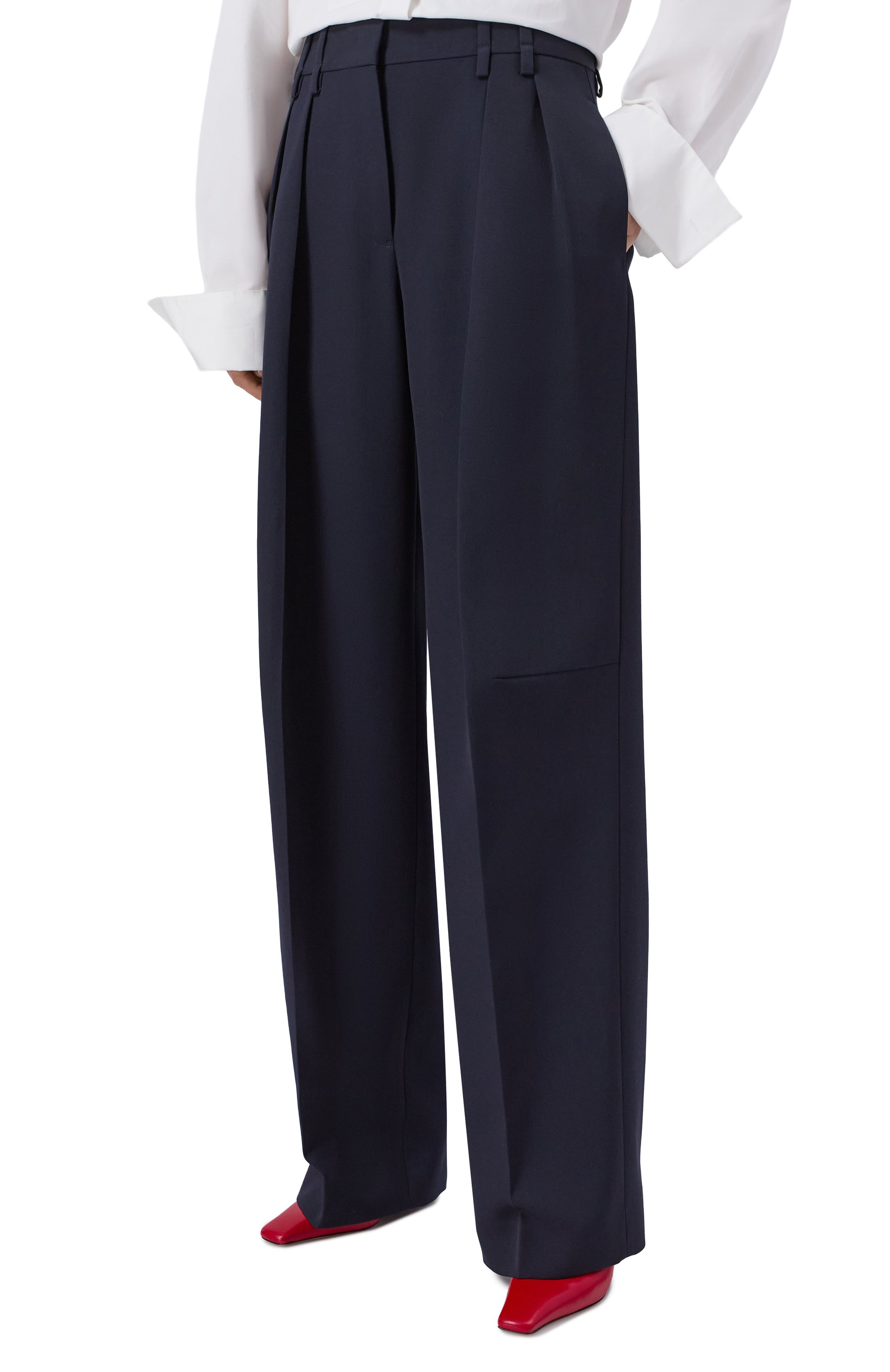 Шерстяные брюки JIL SANDER, арт. J01KA0194/J40002, фото 3