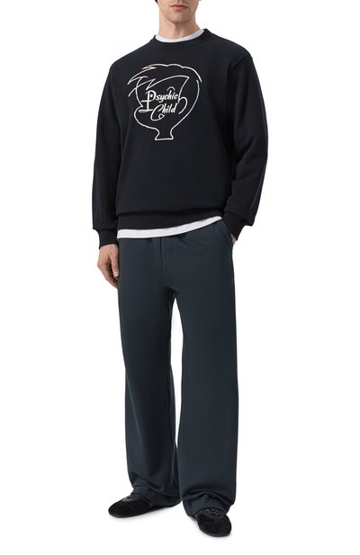 Хлопковый свитшот UNDERCOVER черного цвета по цене 33450 руб., арт. UC1F4891-3, фото 2 Хлопковый свитшот UNDERCOVER, арт. UC1F4891-3, фото 2