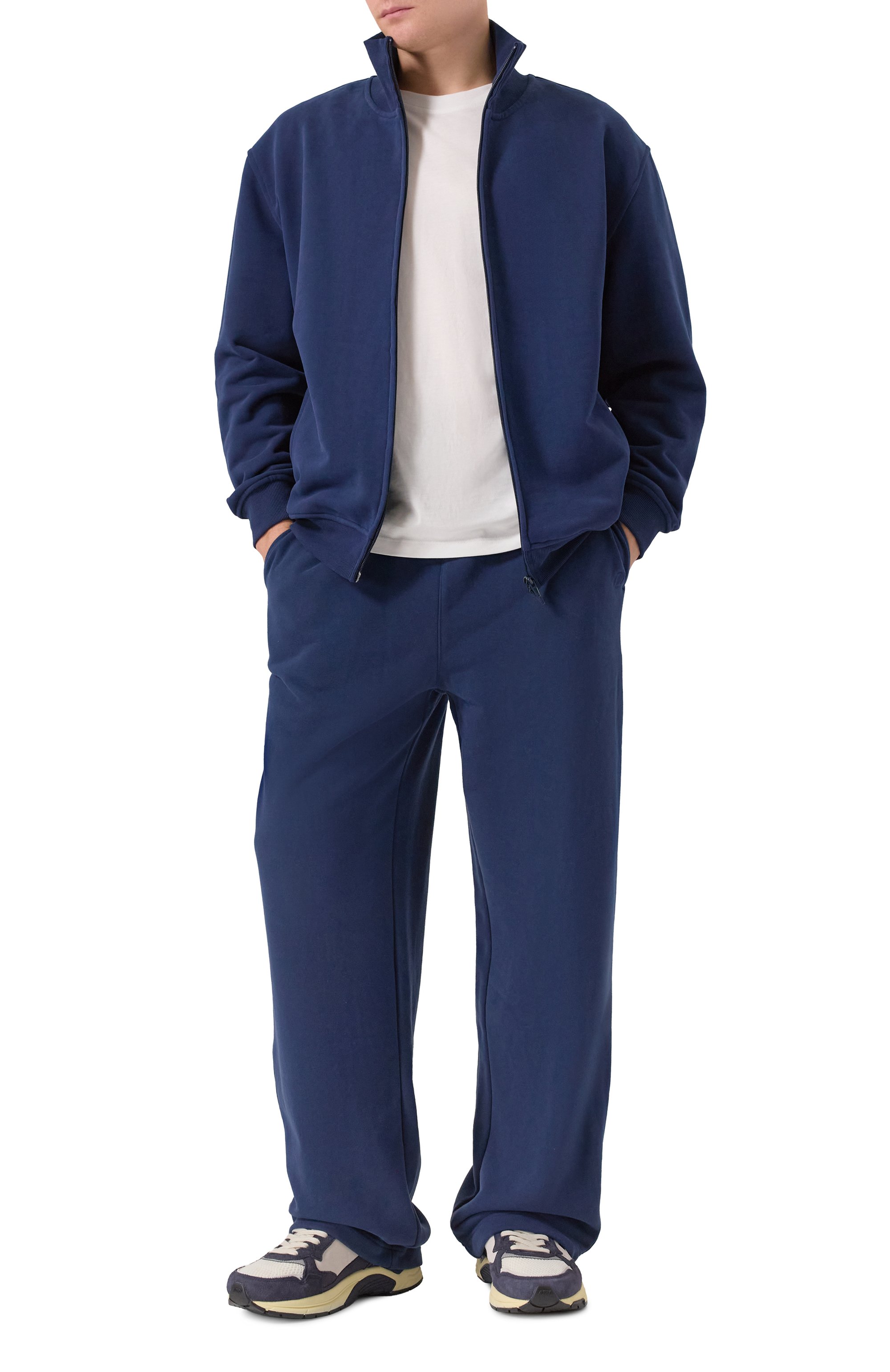 Хлопковая толстовка 12 STOREEZ синего цвета по цене 19000 руб., арт. 126492, фото 2 Хлопковая толстовка 12 STOREEZ, арт. 126492, фото 2