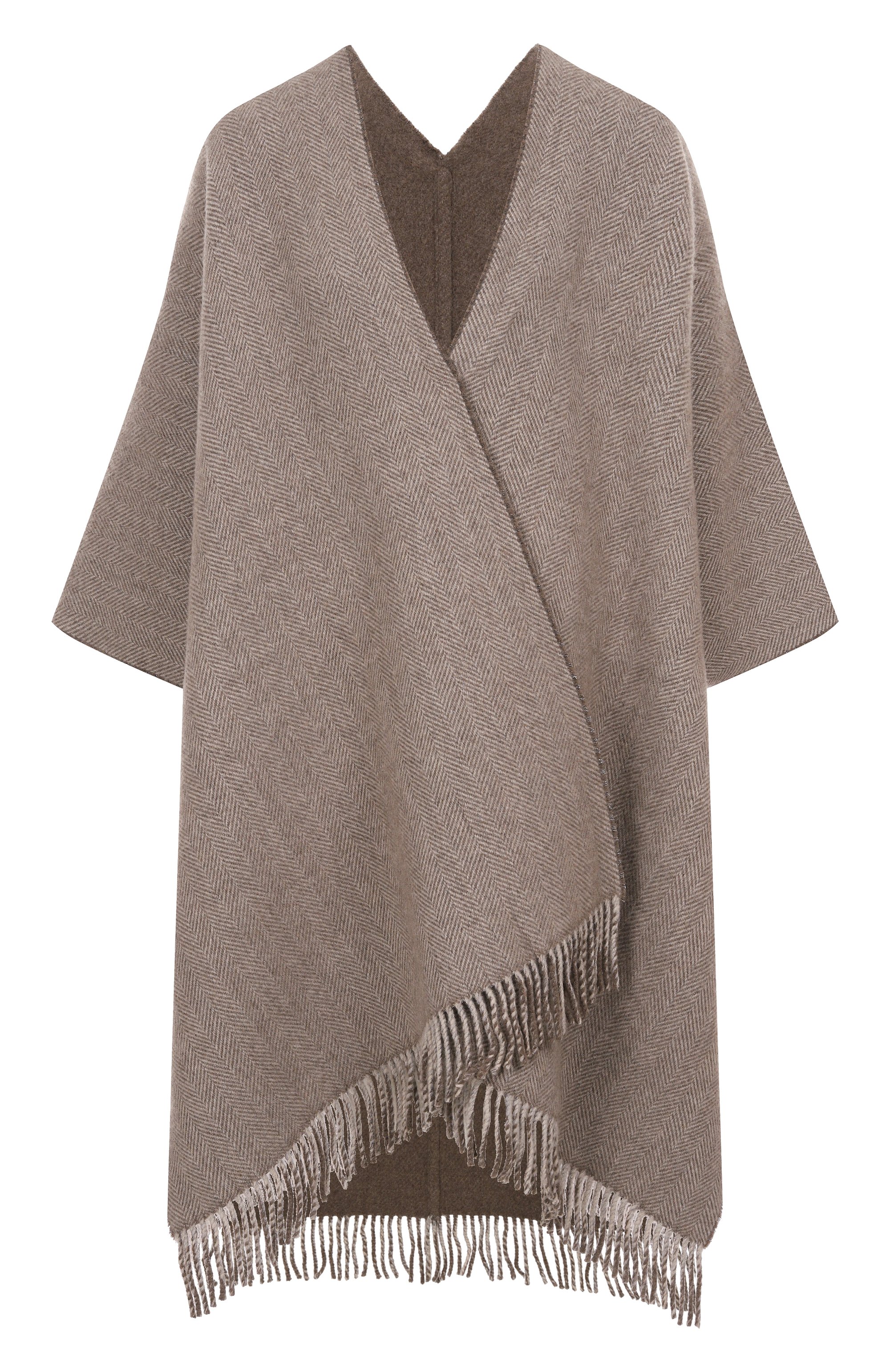 Кашемировое пончо BRUNELLO CUCINELLI, арт. MSCDAGP32, фото 1