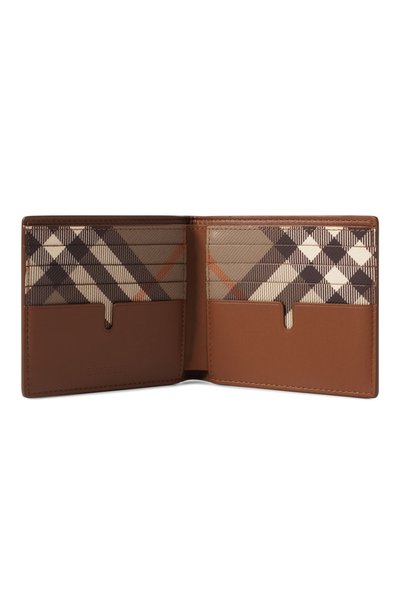 Кожаное портмоне BURBERRY коричневого цвета по цене 59950 руб., арт. 8127583, фото 3 Кожаное портмоне BURBERRY, арт. 8127583, фото 3