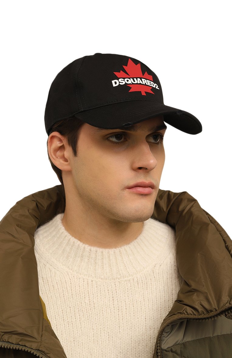 Хлопковая бейсболка DSQUARED2, арт. BCM0767/05C00001, фото 1
