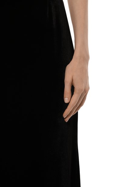 Бархатная юбка ALINE черного цвета по цене 37000 руб., арт. AL142502, фото 5 Бархатная юбка ALINE, арт. AL142502, фото 5