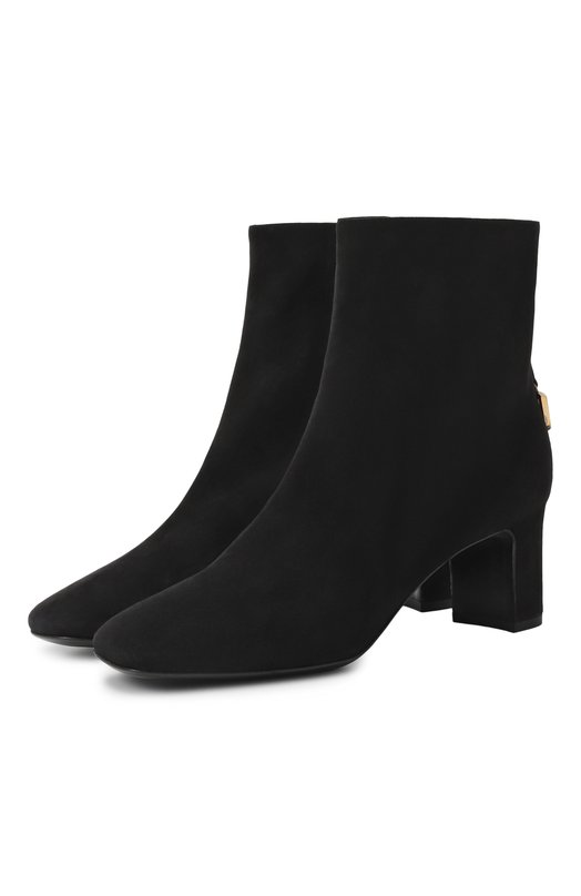 Замшевые ботильоны Jackie New 60 Dolce & Gabbana CT1092/A1275 Чёрный CT1092/A1275