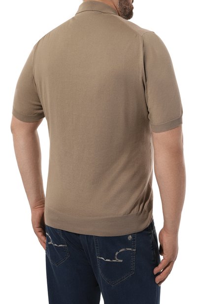 Хлопковое поло CANALI, арт. C0454B/MK01872, фото 4