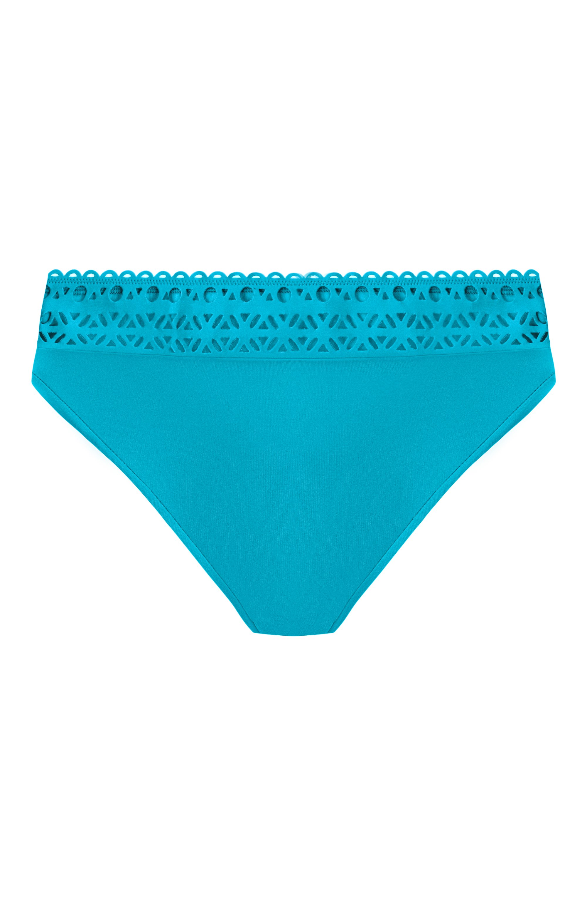 Плавки-бикини LISE CHARMEL бирюзового цвета по цене 14820 руб., арт. ABA0315, фото 1 Плавки-бикини LISE CHARMEL, арт. ABA0315, фото 1