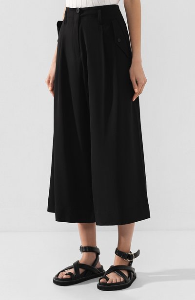 Шерстяные брюки ISABEL BENENATO черного цвета по цене 69950 руб., арт. DW02S20, фото 3 Шерстяные брюки ISABEL BENENATO, арт. DW02S20, фото 3