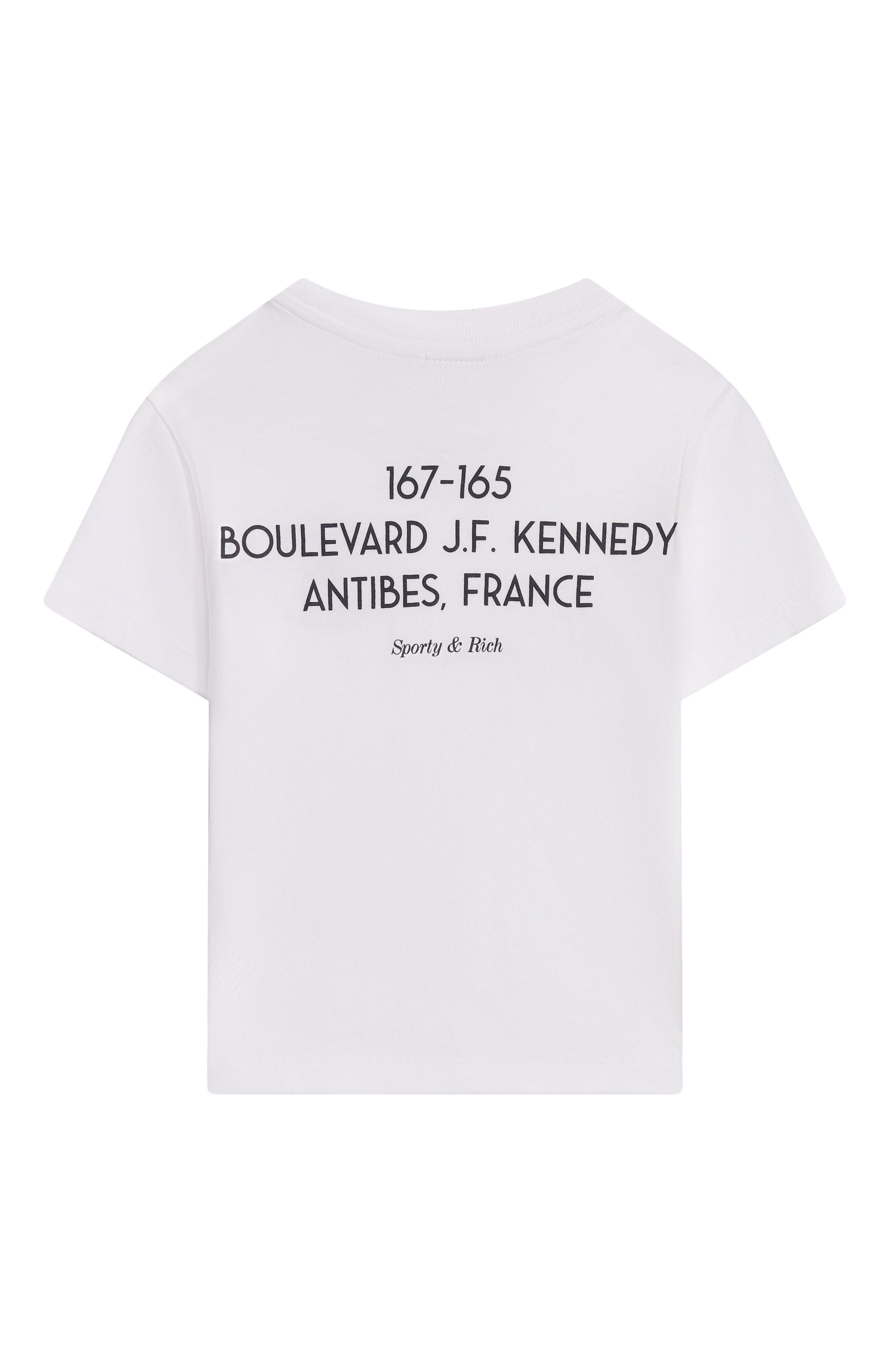 Хлопковая футболка SPORTY AND RICH, арт. T004860666WH50, фото 2