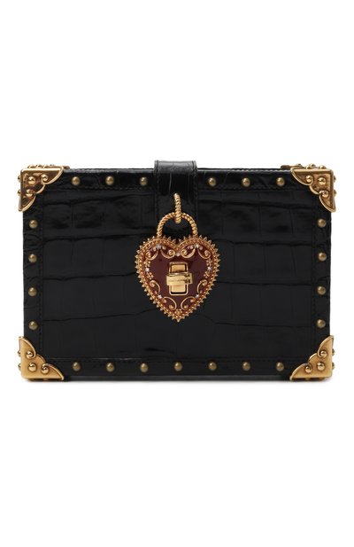 Женская сумка dolce box из кожи аллигатора DOLCE & GABBANA, арт. BB6568/A2R08