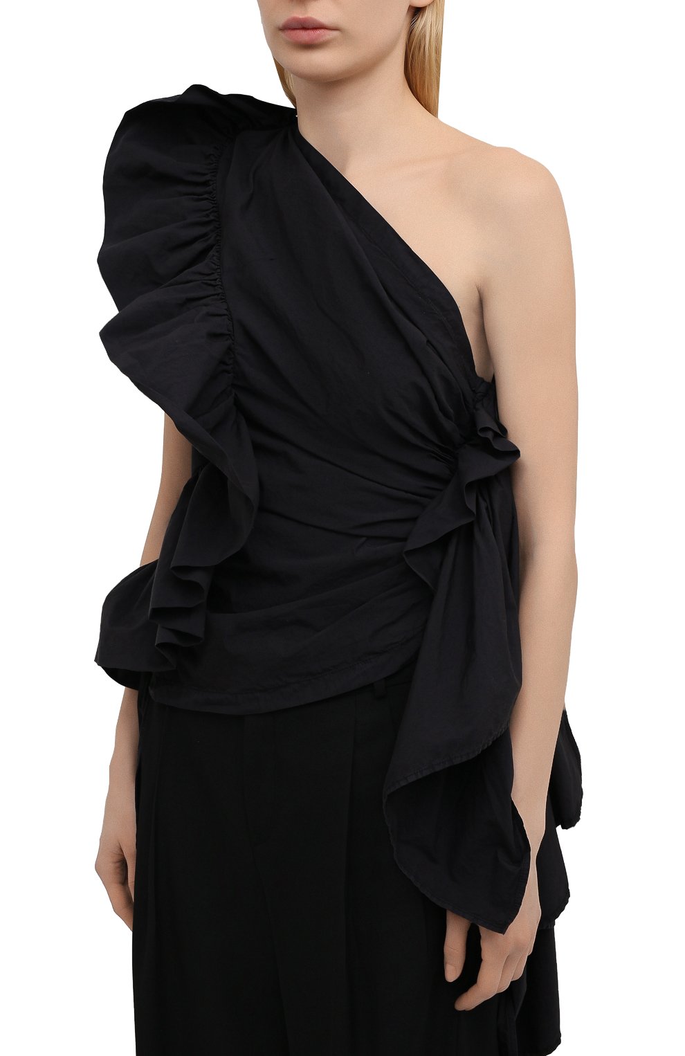 Хлопковый топ DRIES VAN NOTEN, арт. 211-10793-2279, фото 3