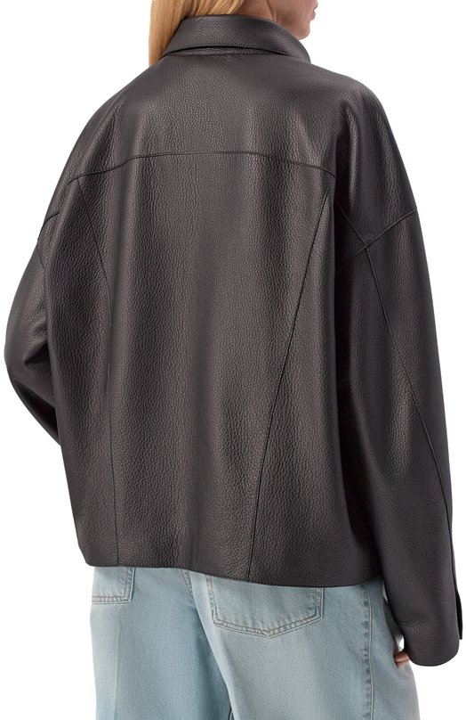 Кожаная куртка Maslov Z017 Чёрный  Z017 Фото 4