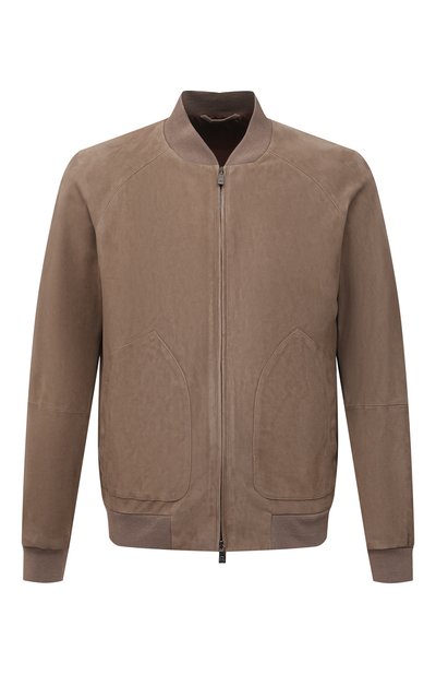 Замшевый бомбер CORNELIANI, арт. 89L5A6-2120115/00, фото 1