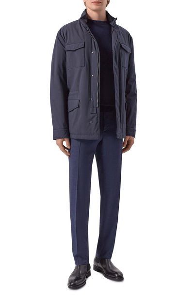 Мужские шерстяные брюки CANALI, арт. 71019/EU00551