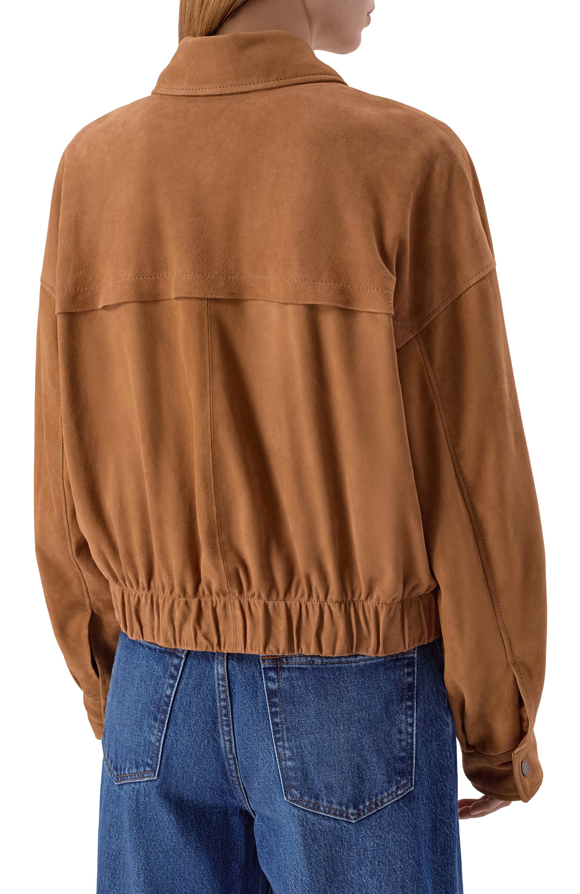 Замшевый бомбер MASLOV, арт. MZK07, фото 4