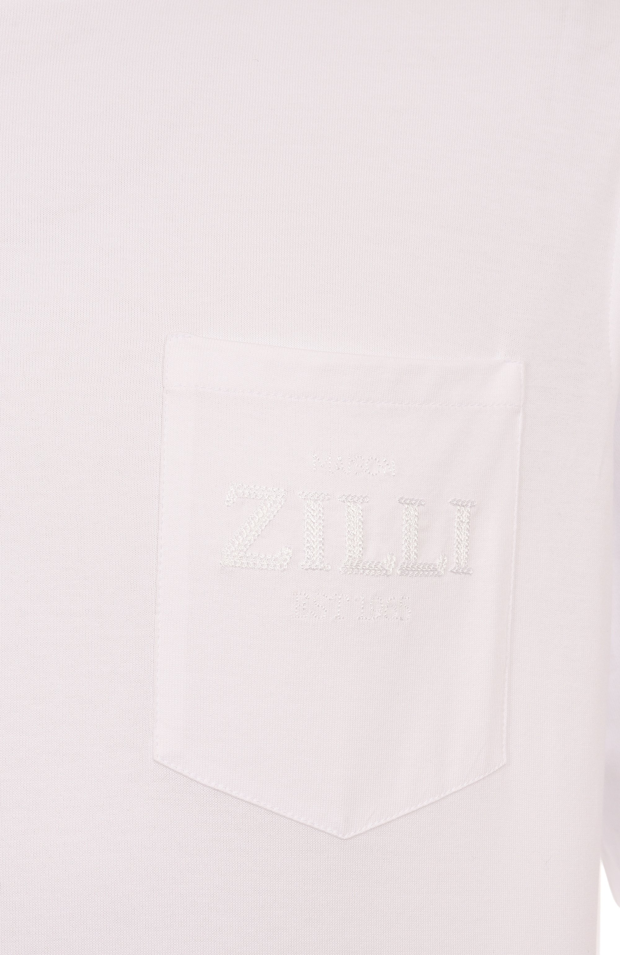 Хлопковая футболка ZILLI, арт. TSR02IM0100VLEST0, фото 6