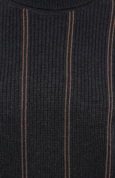 Кашемировый свитер BRUNELLO CUCINELLI черного цвета по цене 299000 руб., арт. M12717713, фото 5 Кашемировый свитер BRUNELLO CUCINELLI, арт. M12717713, фото 5
