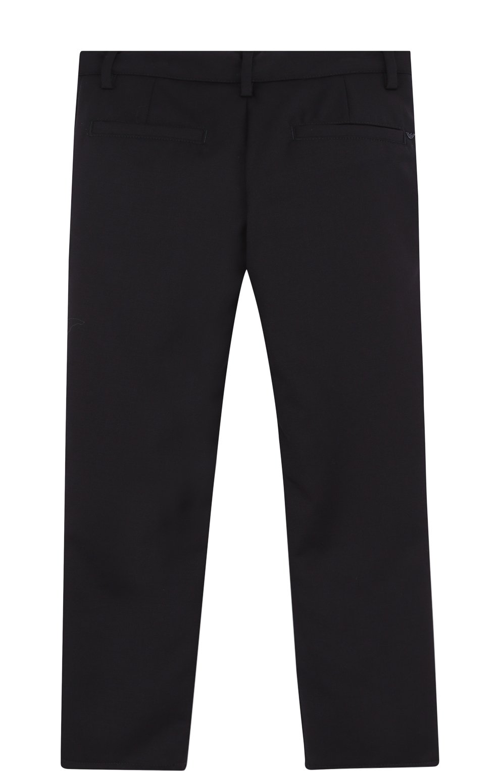 Шерстяные брюки прямого кроя EMPORIO ARMANI, арт. 6Z4P10/4N19Z, фото 2