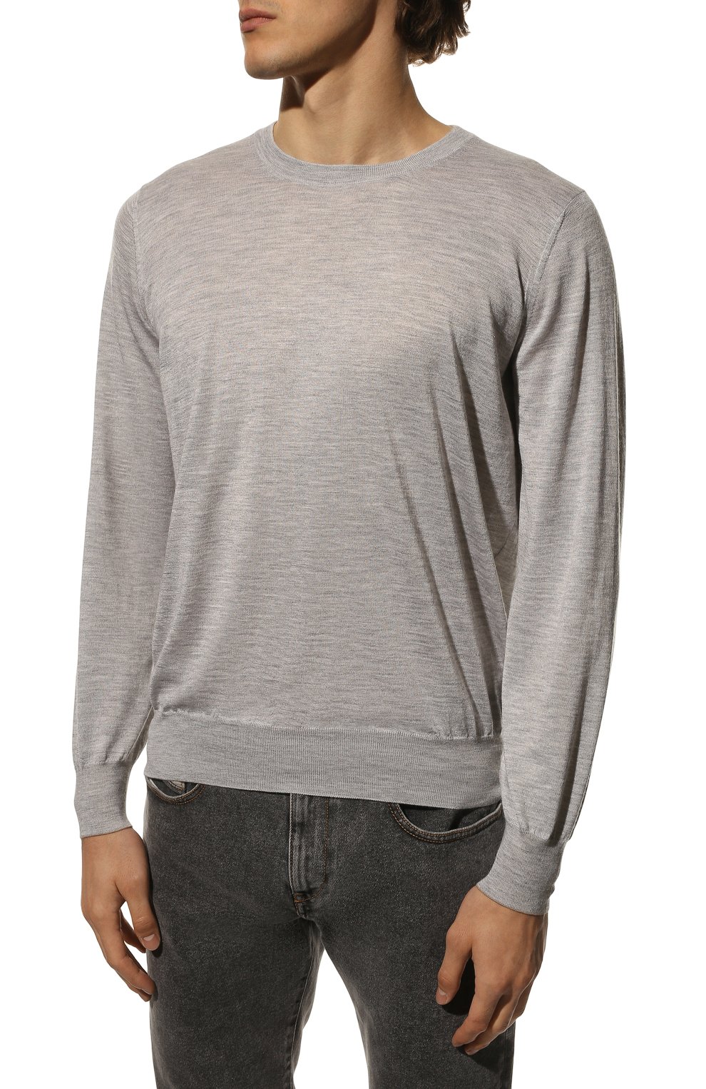 Джемпер из кашемира и шелка BRUNELLO CUCINELLI, арт. M2300100, фото 3