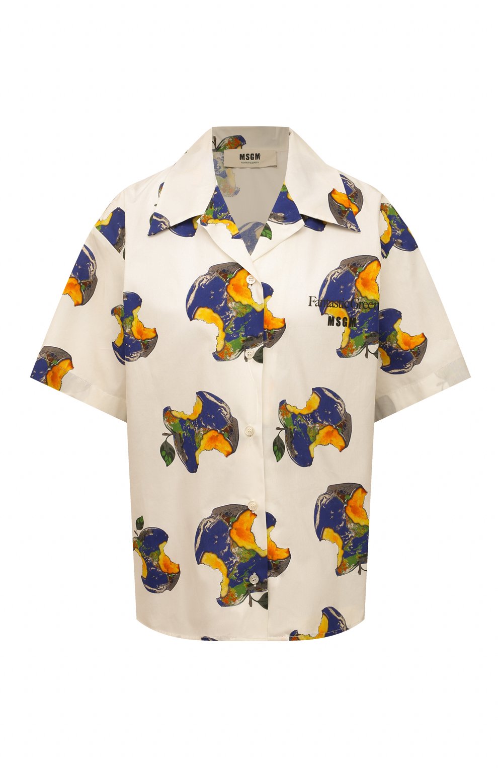 Х лопковая рубашка MSGM, арт. 3241MDE91 227190, фото 1