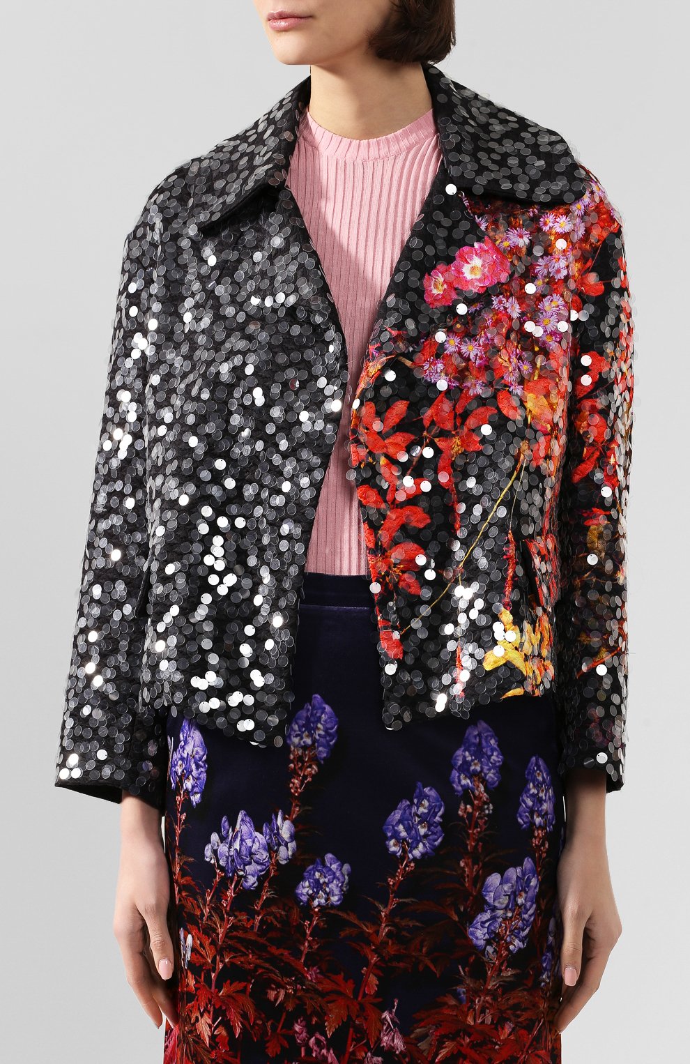 Жакет с пайетками DRIES VAN NOTEN черного цвета по цене 422000 руб., арт. 192-10531-8234, фото 3 Жакет с пайетками DRIES VAN NOTEN, арт. 192-10531-8234, фото 3