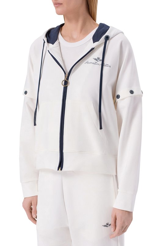 Хлопковый костюм Aeronautica Militare TF0105DF00671 Белый  TF0105DF00671 Фото 2