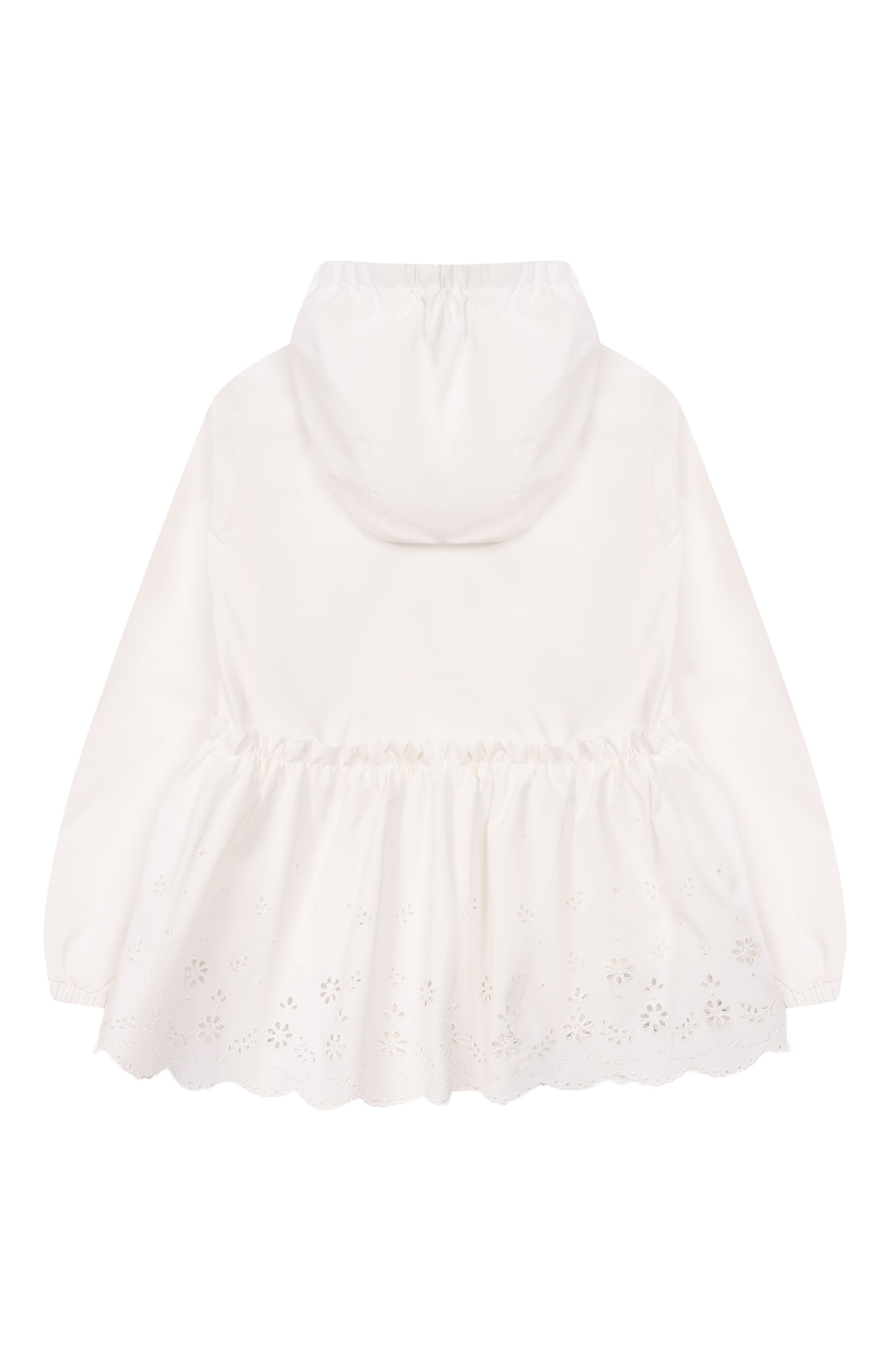 Утепленная куртка MONNALISA молочного цвета по цене 30200 руб., арт. 19G103, фото 2 Утепленная куртка MONNALISA, арт. 19G103, фото 2