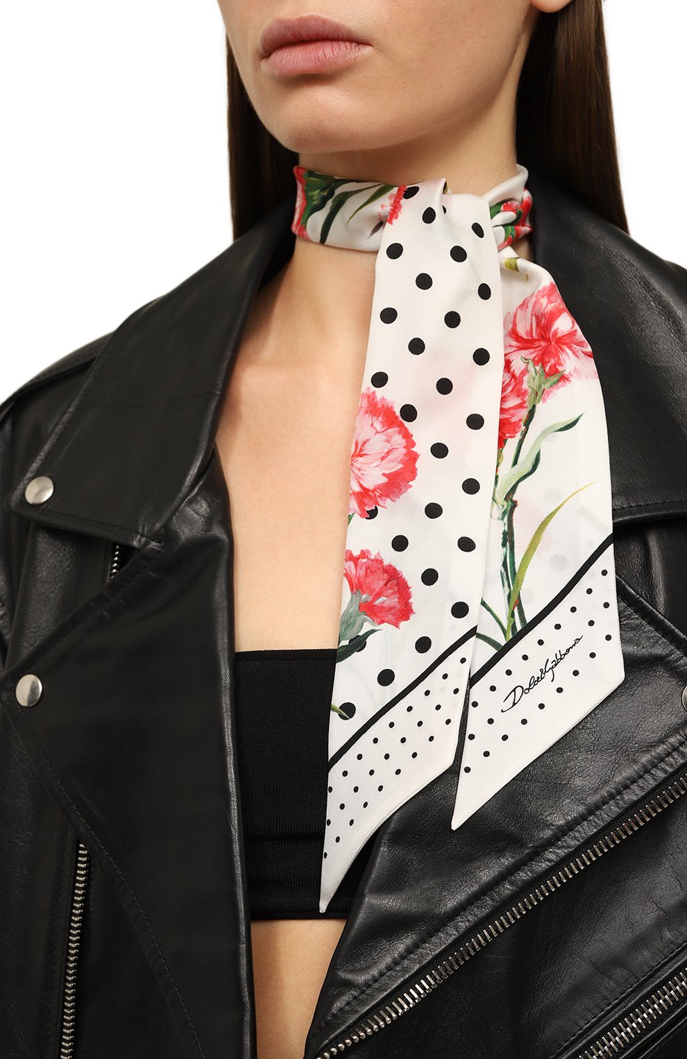 Шелковый шарф-твилли DOLCE & GABBANA, арт. FS215A/GDAWY, фото 2