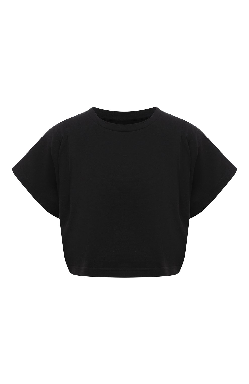 Хлопковая футболка ISABEL MARANT черного цвета по цене 26750 руб., арт. TS0779-21P027I/ZINALIA, фото 1 Хлопковая футболка ISABEL MARANT, арт. TS0779-21P027I/ZINALIA, фото 1