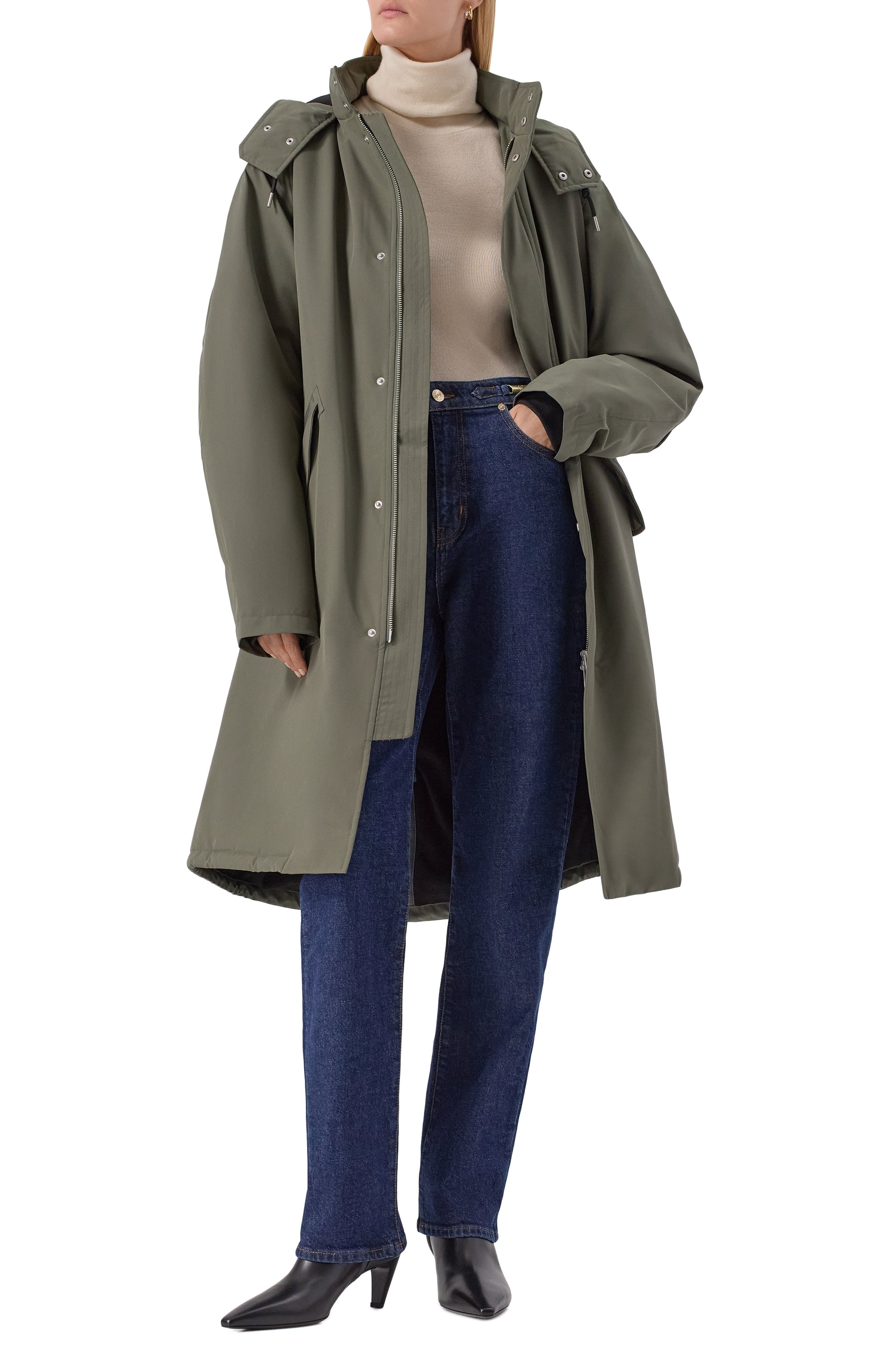 Парка A.P.C. хаки цвета по цене 84350 руб., арт. M30203/PSALJ, фото 2 Парка A.P.C., арт. M30203/PSALJ, фото 2