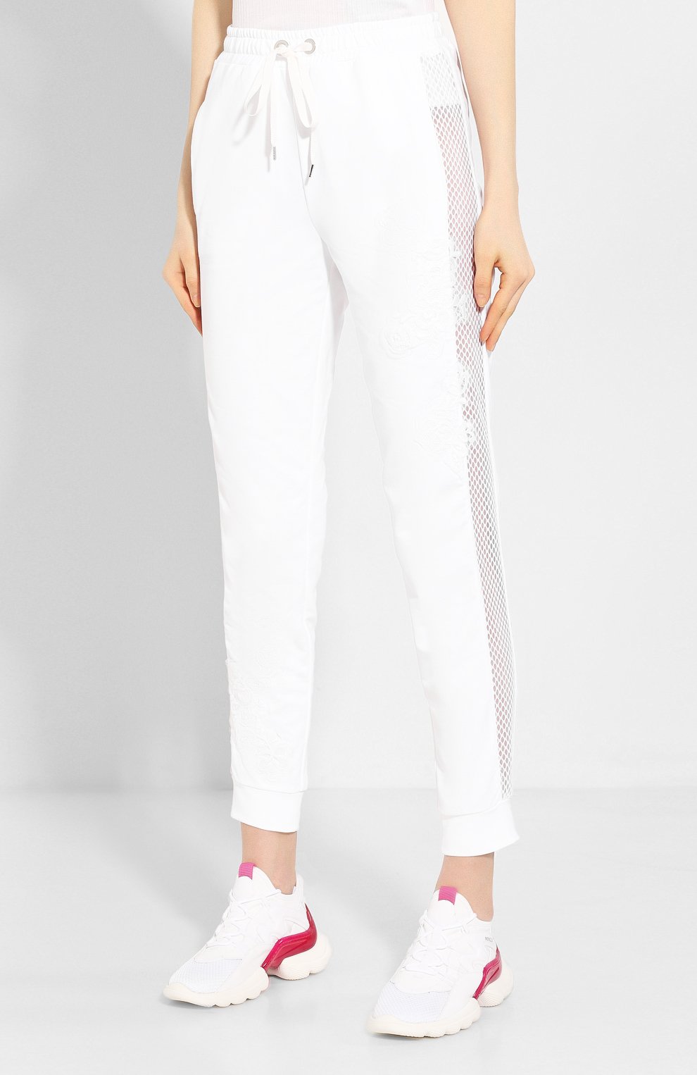 Хлопковые брюки ERMANNO ERMANNO SCERVINO, арт. 46T PL32 FEL, фото 3